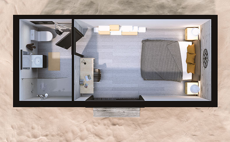 Studio de jardin en container / T1