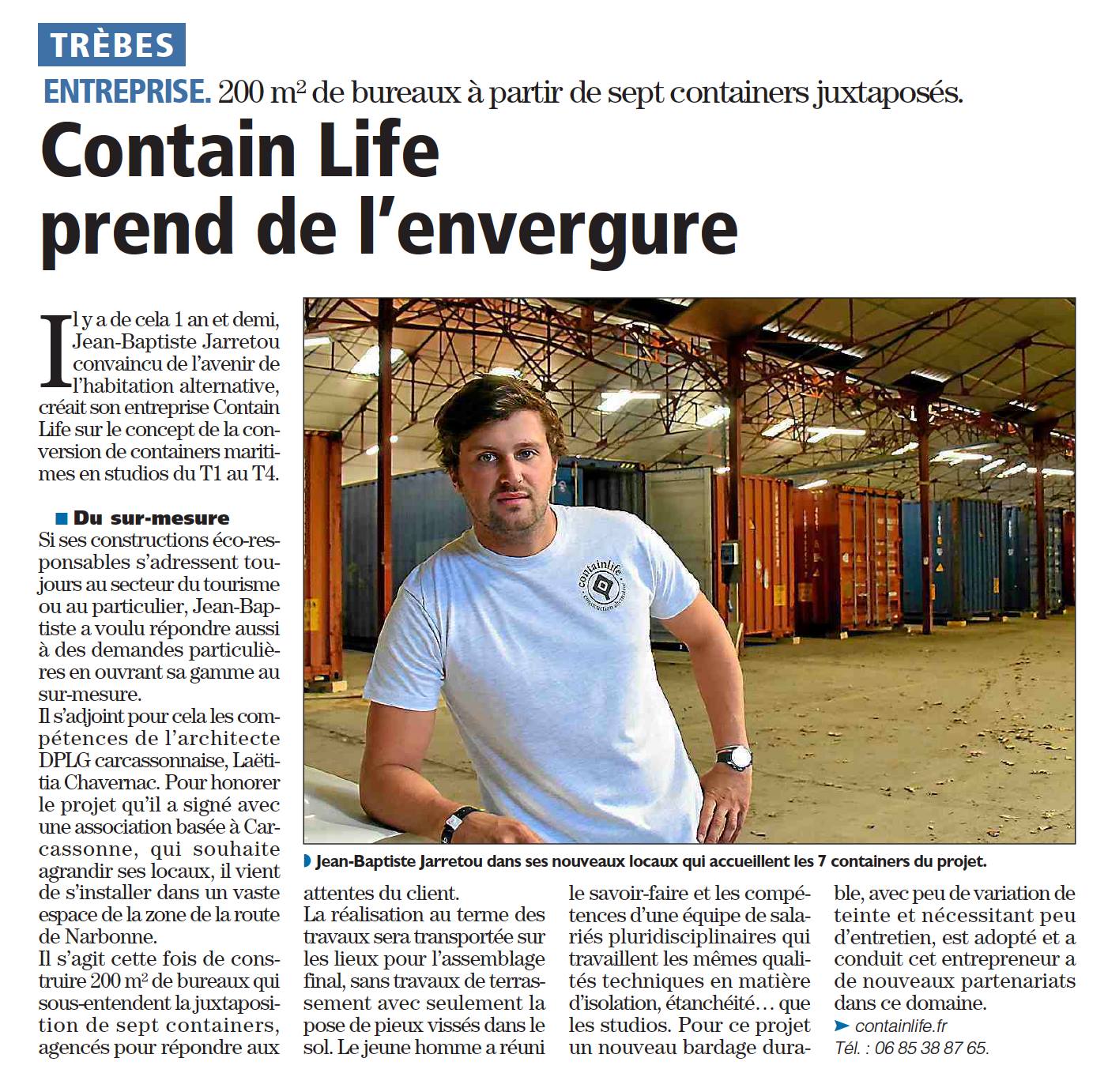 Article dans l’Indépendant