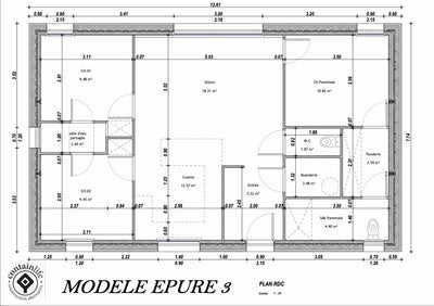 ÉPURE 3 - Maison container design