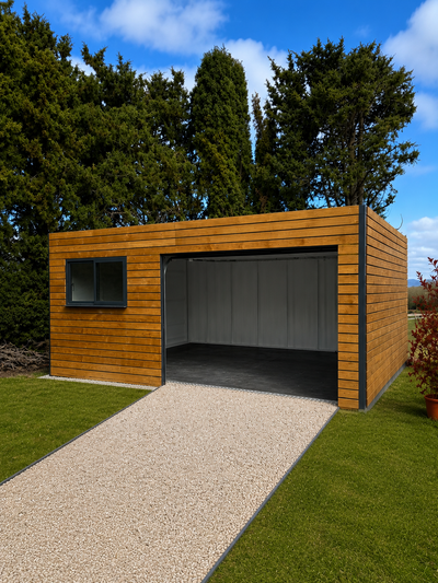 Garage container de 28m² - entièrement équipé