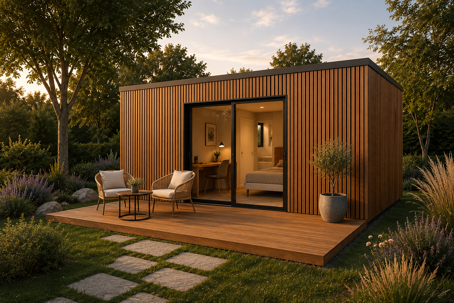Studio de jardin en container / T1