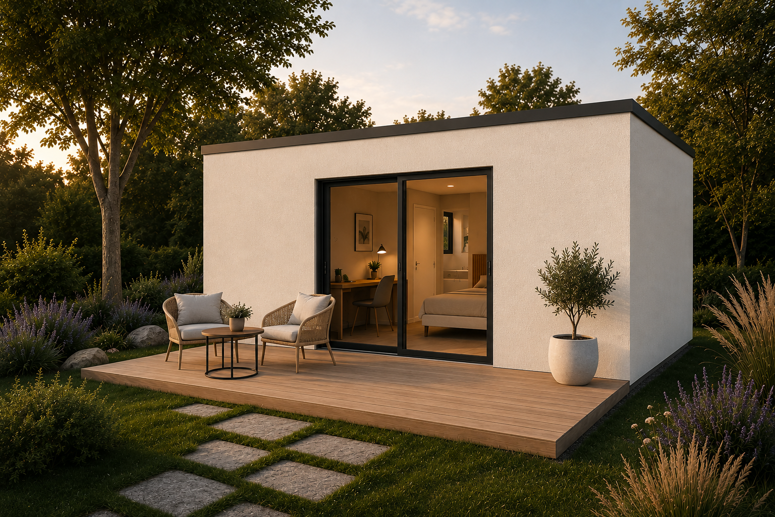 Studio de jardin en container / T1
