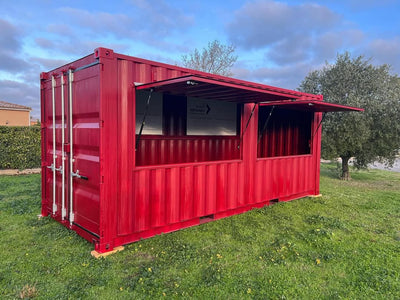 Buvette container - double hayon