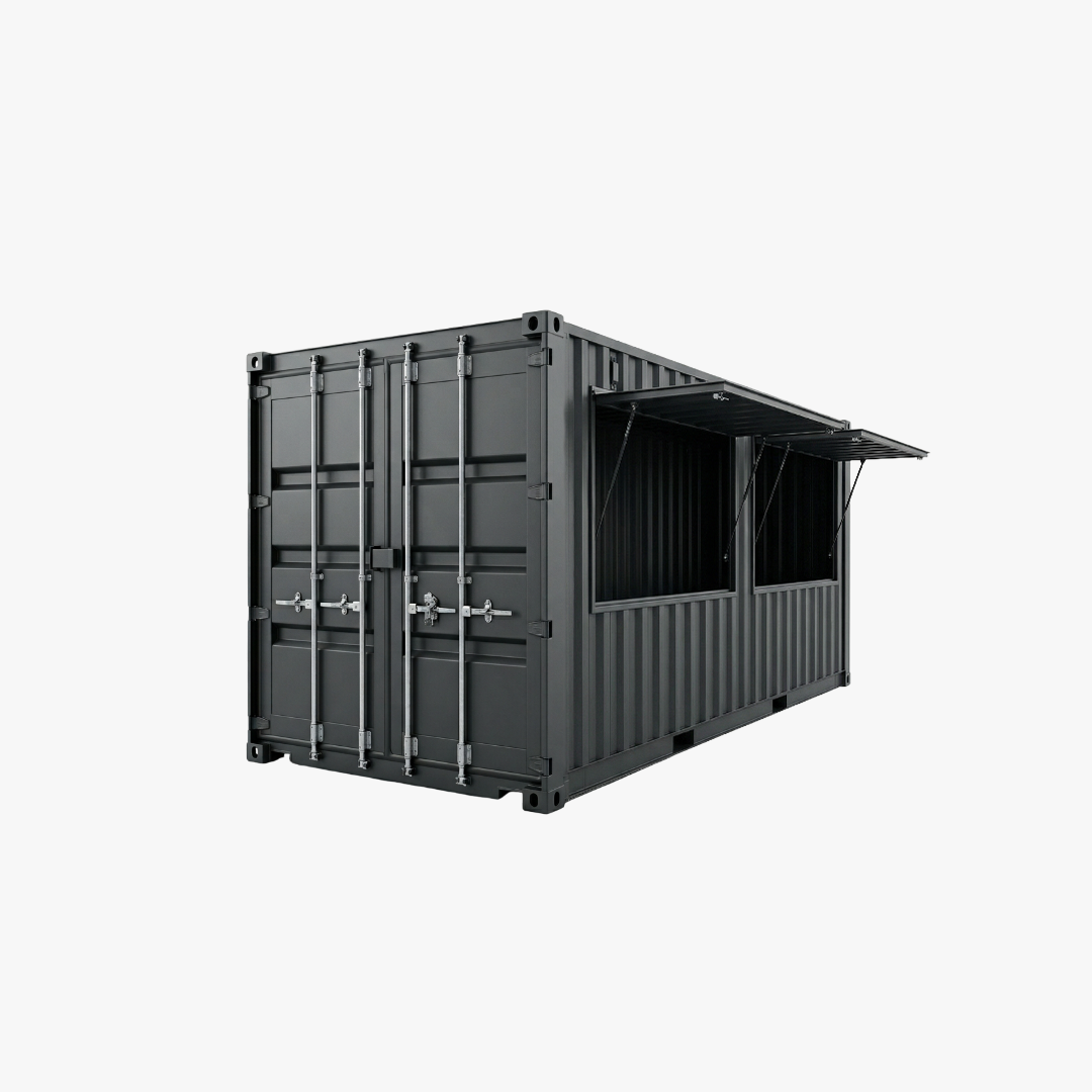 Buvette container - double hayon